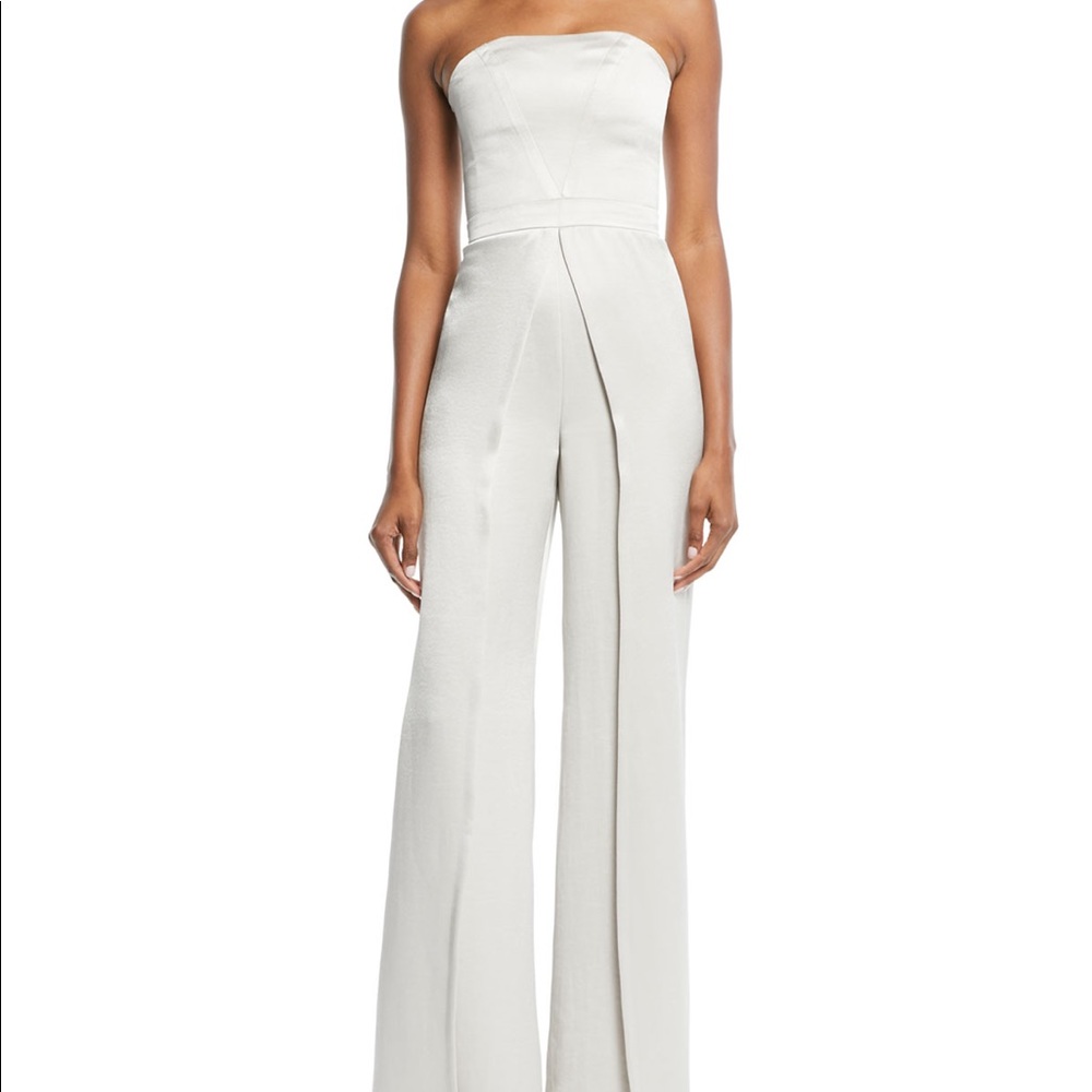 Alexis brand Noemie Strapless Wide-Leg Jumpsuit size medium